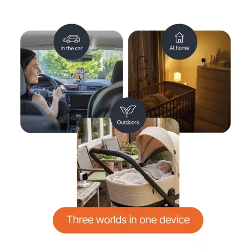 Zopa Home & Car 3in1 kamerás babaőrző