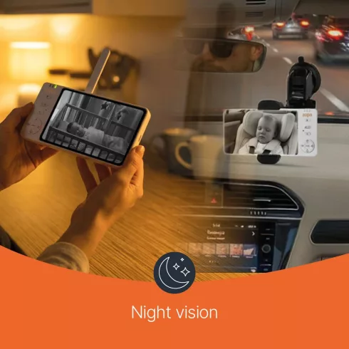 Zopa Home & Car 3in1 kamerás babaőrző