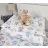   Baby Shop 3 részes ágynemű garnitúra - Kék repülő maci