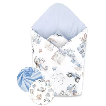Baby Shop kókuszpólya 75x75cm - Kék repülő maci