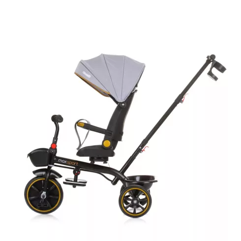 Chipolino Max Sport tricikli kupolával - Ash Grey -klón