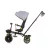 Chipolino Max Sport tricikli kupolával - Ash Grey -klón