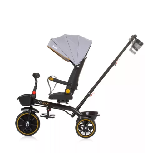 Chipolino Max Sport tricikli kupolával - Ash Grey -klón