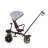 Chipolino Max Sport tricikli kupolával - Ash Grey -klón