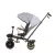 Chipolino Max Sport tricikli kupolával - Ash Grey -klón