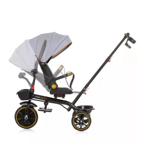Chipolino Max Sport tricikli kupolával - Ash Grey -klón
