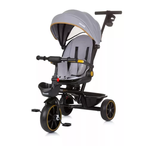 Chipolino Max Sport tricikli kupolával - Ash Grey -klón