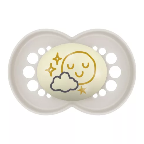 MAM Original Night 6 hó+ szilikon nyugtató cumi 2 db - Unisex