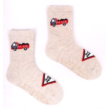 Yo!club ABS csúszásgátlós zokni (20-22) - bézs