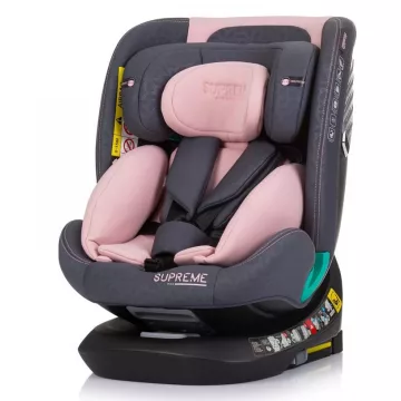 Chipolino Supreme autósülés Isofix 40-150cm - Flamingo 