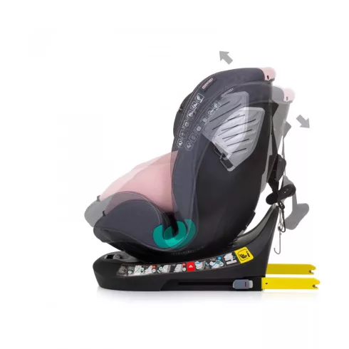 Chipolino Supreme autósülés Isofix 40-150cm - Flamingo 