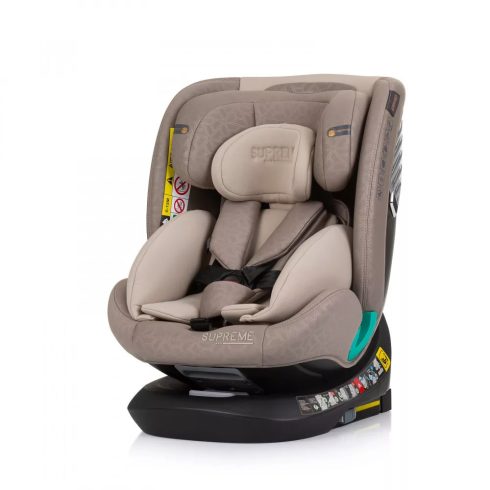 Chipolino Supreme autósülés Isofix 40-150cm - Macadamia 