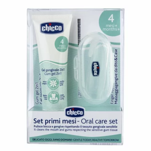 Chicco Oral Gel Set - ínyzselé fogzás gél szett 30 ml
