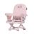   Chipolino Lollipop hordozható székmagasító etetőszék - Flamingo