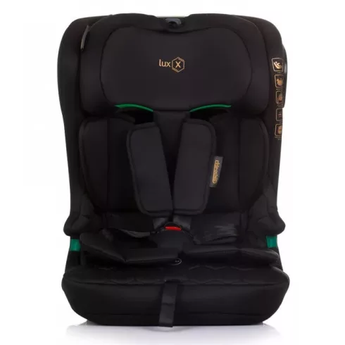 Chipolino Lux X autósülés Isofix 76-150cm - Obsidian 