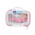 Lorelli ápolási szett átlátszó tartóban - blush pink