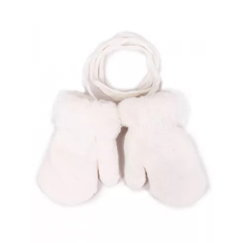 Yo! Bébi téli kesztyű 10 cm - Ekrü