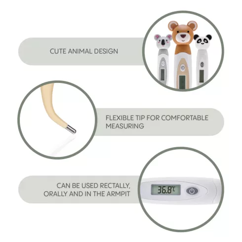 Zopa digitális lázmérő - flexibilis 30mp - koala 
