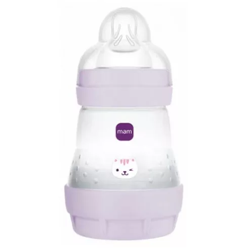 MAM Anti-Colic cumisüveg 160ml 0hó+ Lila Cica