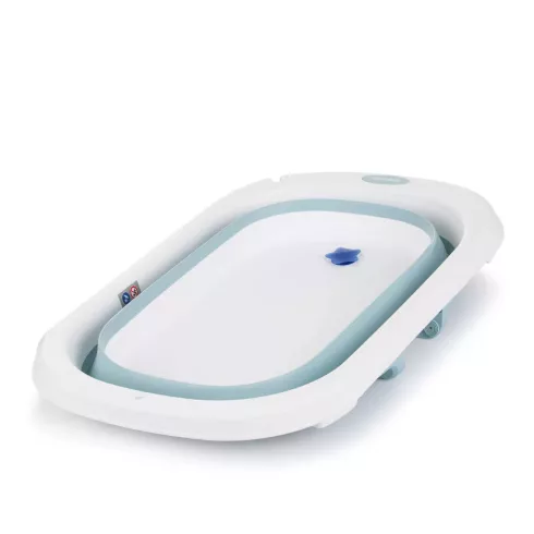 Chipolino Isla összecsukható kád hálós babatartóval 81 cm - Blue