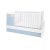 Lorelli Trend PLUS kombi ágy 70x165 - White Baby Blue