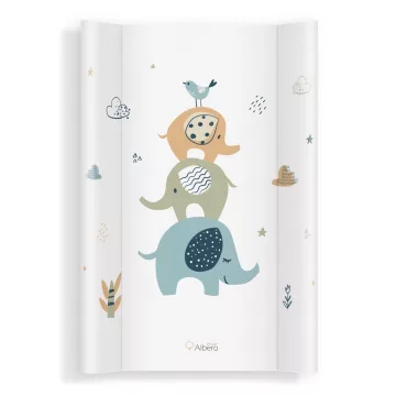 Albero Mio merev pelenkázó lap 47x70 cm - Elephants