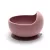Lorelli Természetes szilikon tál - Deep Pink 