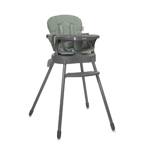 Lorelli Siesta 3az1-ben fix etetőszék - Green Leather 