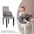 Lorelli Siesta 3az1-ben fix etetőszék - Grey Leather