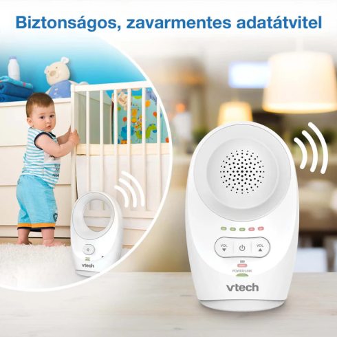 Vtech DM1111 megnövelt hatótávolságú digitális audió babaőrző