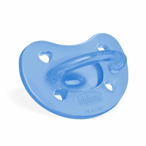 Chicco Physio Soft cumi 6-16 hó puha szilikon - kék