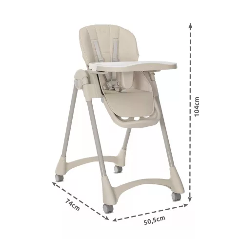 Lorelli Tummy Time multifunkciós etetőszék - Beige 