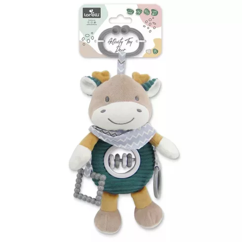 Lorelli Toys plüss csörgőjáték - Szarvas 