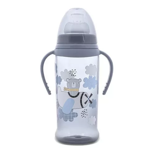 Lorelli My Friend itatópohár fogantyúval 350ml - Cameo Blue
