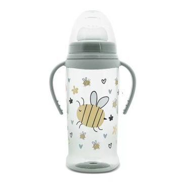   Lorelli My Friend itatópohár fogantyúval 350ml - Icebreg Green