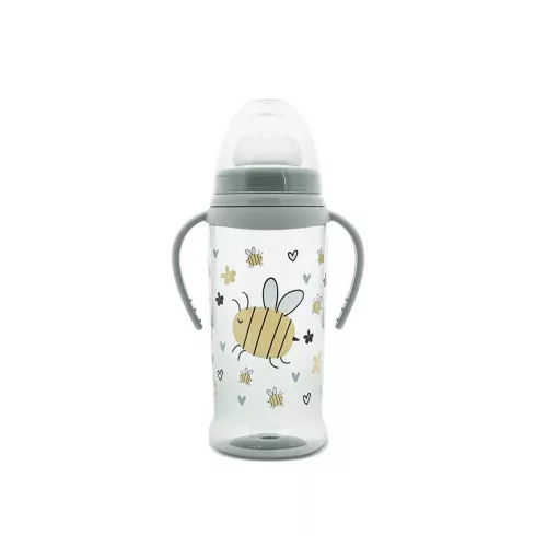 Lorelli My Friend itatópohár fogantyúval 350ml - Icebreg Green