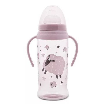   Lorelli My Friend itatópohár fogantyúval 350ml - Mellow Rose