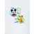 Disney Mickey és Plútó wellsoft béléses pamut babatakaró  70x90cm - fehér