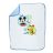   Disney Mickey és Plútó wellsoft béléses pamut babatakaró  70x90cm - fehér