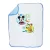 Disney Mickey és Plútó wellsoft béléses pamut babatakaró  70x90cm - fehér