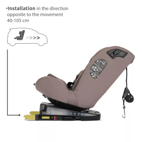 Lorelli Rodeo 360 isofix autósülés 40-150cm - Black 
