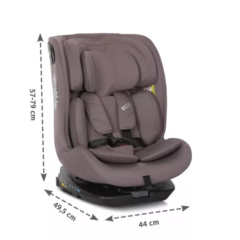 Lorelli Rodeo 360 isofix autósülés 40-150cm - Grey 