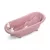 Lorelli kád leeresztő dugóval, babatartóval 88 cm + kádállvány - Nordic Pink