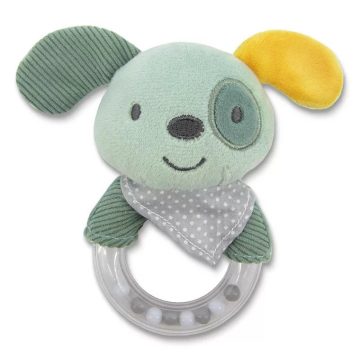 Lorelli Toys Plüss csörgő - Zöld Kutya 