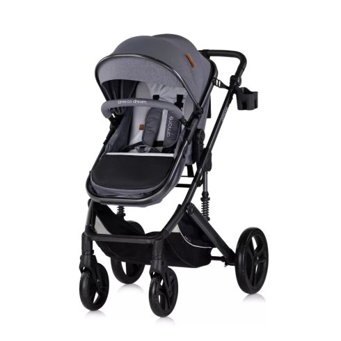 Chipolino Amore 3:1 babakocsi mózessé alakítható sportrésszel - Cloud grey 