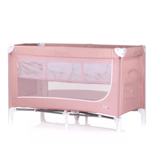 Chipolino Ariel multifunkciós utazóágy - Pink Marshmеllow 