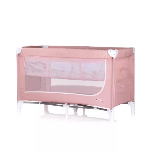 Chipolino Ariel multifunkciós utazóágy - Pink Marshmеllow 