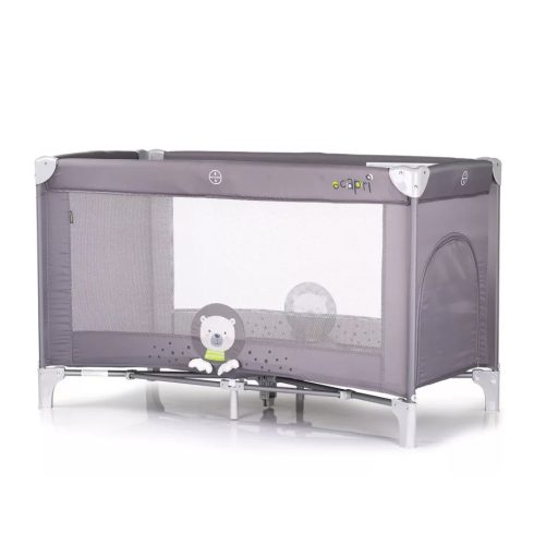 Chipolino Capri 1 szintes utazóágy - Bear grey