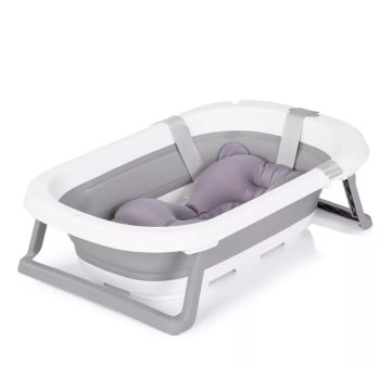   Chipolino Isla összecsukható kád hálós babatartóval 81 cm - Grey