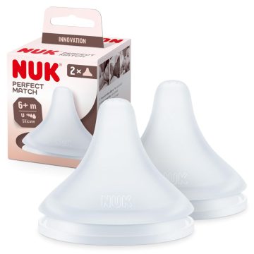 Nuk Perfect Match szilikon etetőcumi 6+hó 2 db - U méret